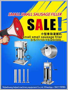 Embutidor de salchichas eléctrico de 30L, máquina automática de llenado de salchichas, entrenamiento de acero inoxidable para comida - Product Image 3