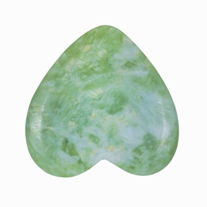 หินนวดกัวซาหยกเขียวธรรมชาติรูปหัวใจ รุ่นใหม่ล่าสุด สำหรับสปาและดูแลผิวกาย - Product Image 4