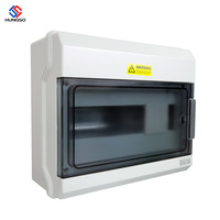 Disjoncteur domestique série HS MCB RCBO RCCB Boîtier de distribution extérieur étanche en plastique HS-12 100A 220/380V 3-36