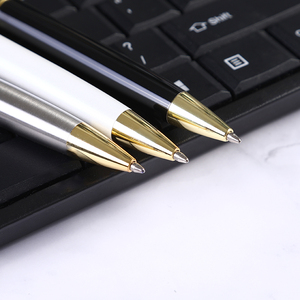 Роскошный высококачественный бренд золотой Паркер Отель черный набор ручек с пользовательским логотипом 1,0 мм спортивный мяч точечный гравировальный металлический ящик для продвижения - Product Image 4
