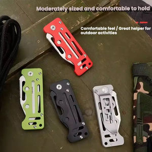 Navaja Plegable de Bolsillo, Acero Inoxidable, Herramienta de Supervivencia para Camping, Mini Navaja Táctica Multiusos, Cuchillos - Product Image 5