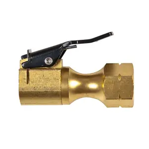 1/4 дюймовый шинный клапан BSP Женский одинарный Зажимной патрон для инфлятора