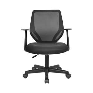 Cadeira giratória executiva com malha de <span class=keywords><strong>nylon</strong></span> Design minimalista e braços Cadeira giratória baixo preço - Product Image 1