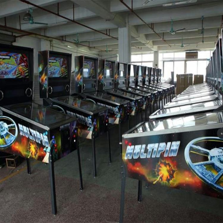 2 Screens Folding Virtual Pinball Table - Arcade Pinball Vending Game ...