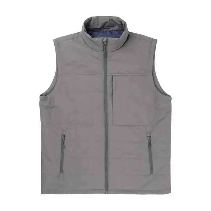 Wholesale Customized Men's Windproof Vest Padded Puff Fishing Vest Light Outdoor Casual Quilted Vest Sleeveless Jackets