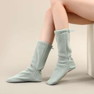 Vente chaude Style <span class=keywords><strong>bottes</strong></span> hautes <span class=keywords><strong>danse</strong></span> chaussures chaudes automne-hiver <span class=keywords><strong>échauffement</strong></span> formation Ballet <span class=keywords><strong>danse</strong></span> chaussons pour filles femmes - Product Image 3