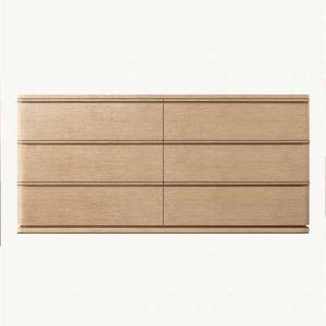 LIGNE 6 cassetti in legno massello comò stile americano armadio di stoccaggio personalizzato per ingresso camera da letto per il trucco vanità soggiorno - Product Image 3