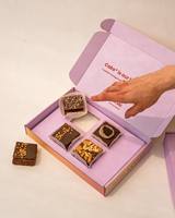 Vente en gros Emballage de beignet personnalisé avec logo Boîte à brownies mini cupcake cookie food