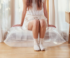 Складной вакуумный пакет для хранения, большой, герметичный, экономит место, легкий, многофункциональный, для одежды, обуви, бытового использования, с клапаном - Product Image 4