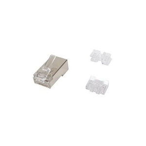 Connecteurs RJ45 - Kit de 100 connecteurs blindés, catégorie 6a, idéal pour les réseaux de vitesse et de performance optimale. * - Product Image 1