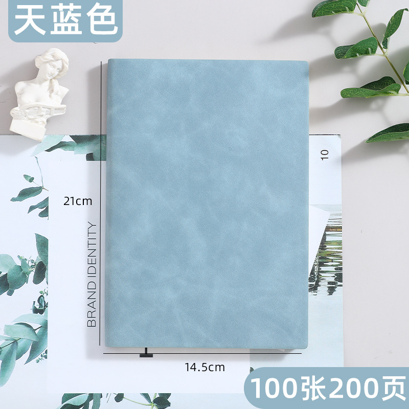 Sky blue notebook