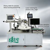 Nouvel équipement laser à fibre entièrement automatique de haute précision avec bras robotique pour alimentation et déchargement, caméra CCD à mise au point automatique et détection, lampe LED