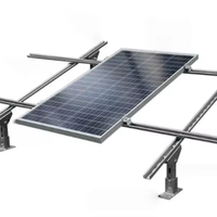 Système de montage de panneaux solaires sur toit ou au sol, structure PV personnalisée, cadre en acier galvanisé à chaud Zn Al Mg U, support antisismique