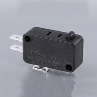 Micro-interrupteur tactile à levier articulé long et droit 16A SPDT à action rapide IP41 125/250V AC en plastique intelligent