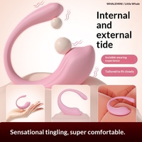 Little Dolphin SHD-X009 Ferngesteuerter Tragbarer Vibrator für Frauen 45dB Leises Weibliches Masturbationsspielzeug