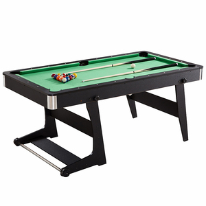 Precio barato Juegos <span class=keywords><strong>de</strong></span> interior <span class=keywords><strong>Mesa</strong></span> <span class=keywords><strong>de</strong></span> <span class=keywords><strong>billar</strong></span> plegable <span class=keywords><strong>de</strong></span> <span class=keywords><strong>6</strong></span> <span class=keywords><strong>pies</strong></span> <span class=keywords><strong>Mesa</strong></span> <span class=keywords><strong>de</strong></span> <span class=keywords><strong>billar</strong></span> portátil para niños - Product Image 1