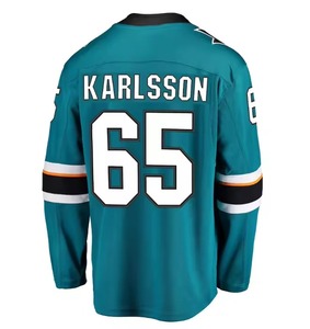 Wholesale Custom OEM Service Front/<b>Back</b> Logo Quick Dry <b>Heat</b>-Transfer Printed Striped 100% Polyester Unisex Adult Ice Sports - Product Image 3