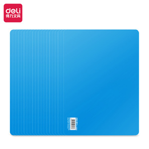 Deli B4 Plastic Writing Pad 420x297mm Loose Leaf Student Exam Pad Blue - Product Image 4