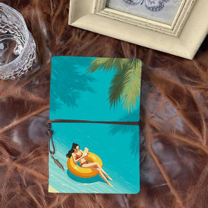 Hermoso cuaderno escolar hecho a mano A6 práctico para grupos <span class=keywords><strong>de</strong></span> <span class=keywords><strong>teatro</strong></span> universitario adecuado para registros <span class=keywords><strong>de</strong></span> ensayo y notas <span class=keywords><strong>de</strong></span> guión W - Product Image 1