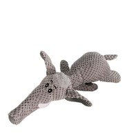 Jouets en peluche pour animaux de compagnie en gros, motifs chat, chien, lion à long nez, éléphant, loup, écologiques, sûrs, sonores (BB), de haute qualité, à mâcher, en forme de Stitch
