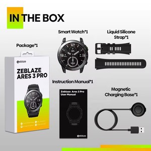 Zeblaze <span class=keywords><strong>Ares</strong></span> 3 Pro Reloj Inteligente Resistente BT Llamadas Smartwatch 3 ATM Soporte Impermeable Natación - Product Image 5