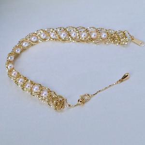 2024 luxe 18K or japonais <span class=keywords><strong>Akoya</strong></span> perle Bracelet haute qualité certifié classique fête de mariage fiançailles cadeau femmes - Product Image 5