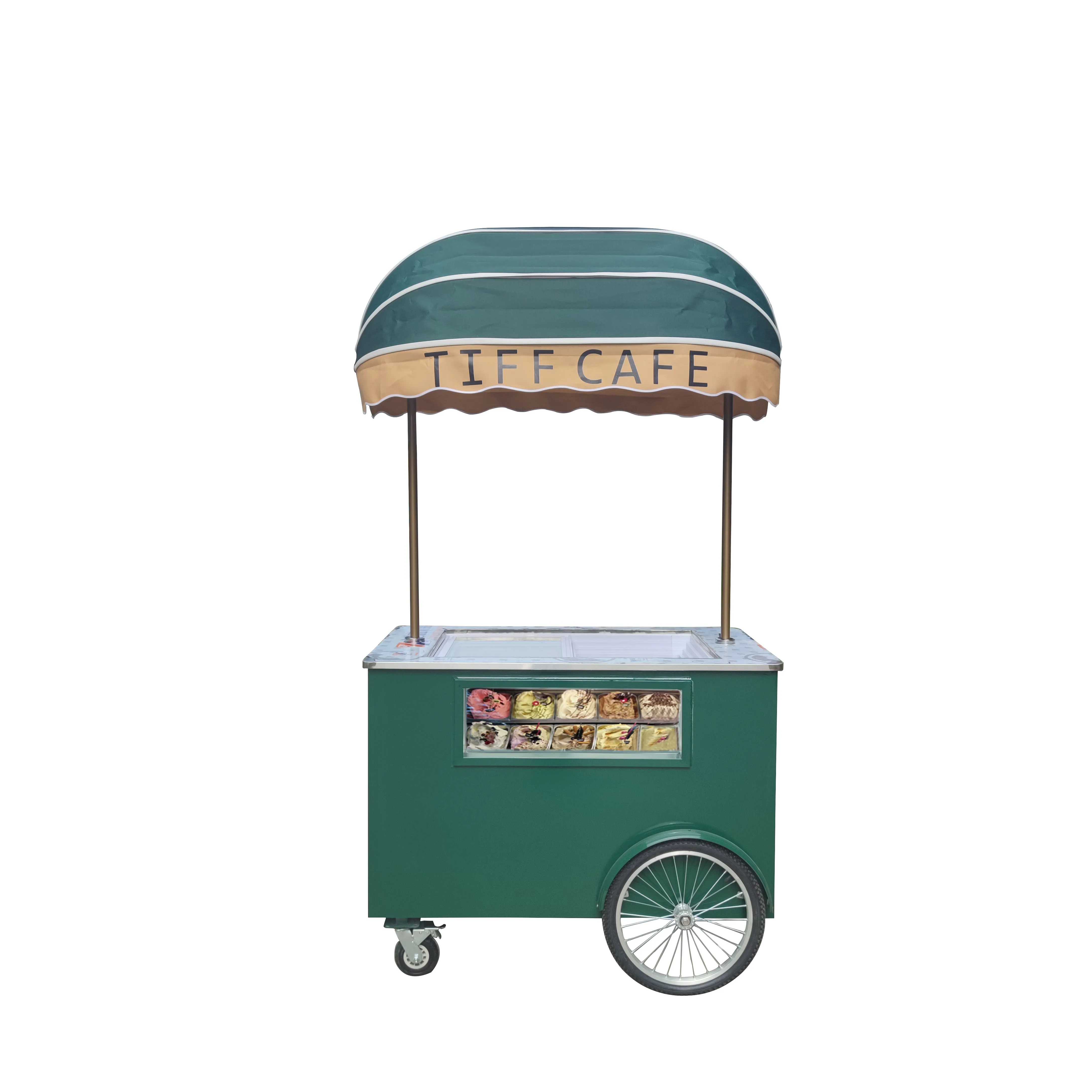 LVKE ice cream fully equipped food cart with full kitchen mobile food truck coffee mobile coffee cart pizza kiosk