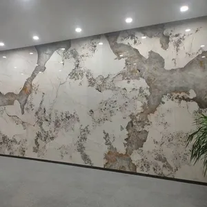 Interior decoration 3d printing wall plastic uv marble pvc panels for bathroom