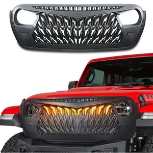 ฝาครอบตกแต่งกระจังหน้ารถยนต์ StarNav แบบ LED สำหรับ Jeep Wrangler JL ชุดแต่งภายนอก - Product Image 1