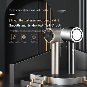 Lime à pieds électronique professionnelle rechargeable, éliminateur de callosités, outils de pédicure portables pour peaux mortes et sèches - Product Image 1