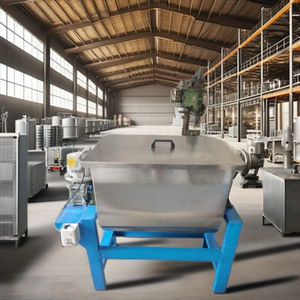 เครื่องผสมริบบิ้นสแตนเลสสำหรับผสมผงแห้ง เครื่องผสมอุตสาหกรรมพร้อมฝาครอบมอเตอร์และโครงสร้างแข็งแรง - Product Image 2