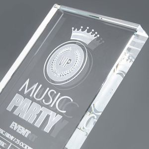 Whole Sale Customized Individual, Name <b>Engraved</b> K9 High Quality Blank Crystal Award <b>Trophy</b> With Base Souvenir Gifts/ - Product Image 6
