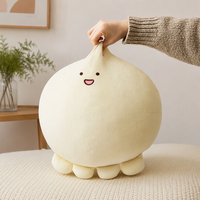 Peluche super personnalisée, douce et mignonne, poulpe de dessin animé, jouet pour enfants, coussin réconfortant avec broderie en coton PP, vente chaude