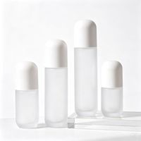 NOUVEAU Flacon en verre en forme de capsule unique de 120 ml/100 ml/60 ml/40 ml/30 ml pour fond de teint liquide et essence
