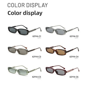 Gafas <span class=keywords><strong>de</strong></span> <span class=keywords><strong>Sol</strong></span> <span class=keywords><strong>de</strong></span> Marca Internacional, Estilo <span class=keywords><strong>de</strong></span> Alta Gama, Unisex, Elegantes, Montura Cuadrada Pequeña, Serie Miu, Polarizadas - Product Image 2