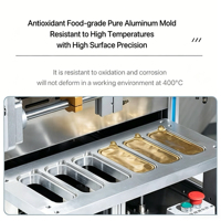 Machine de scellage de films entièrement automatique électrique haute fréquence personnalisée pour boîtes repas en aluminium, boissons, sauces, fruits de mer et canard