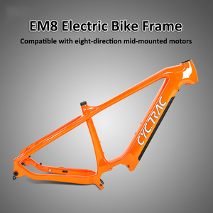 27.5er 29er Cadre de vélo de montagne en fibre de carbone à assistance électrique Bafang Batterie au lithium à <span class=keywords><strong>moteur</strong></span> central pour véhicule électrique - Product Image 3