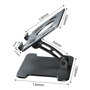 태블릿 컴퓨터용 2021 휴대용, 접이식, 회전 가능, 조정 가능한 금속 브래킷 - Product Image 3