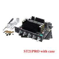 ST21PRO TPA3221 BT 5.2 2.1 Kanal Güçlü Ses Stereo Subwoofer Amfi Kartı 100WX2+200W TIZ Bas Nota Ayarlama AMP