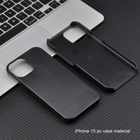 Pour Apple étui de téléphone portable à coque rigide givré adapté pour IPhone 15 14 13 12 11 Pro Max étui en cuir à fond unique