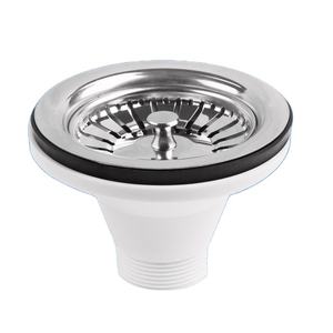 البلاستيك المطبخ مصفاة مصفاة بالوعة من الفولاذ المقاوم للصدأ (GB-9) - Product Image 1