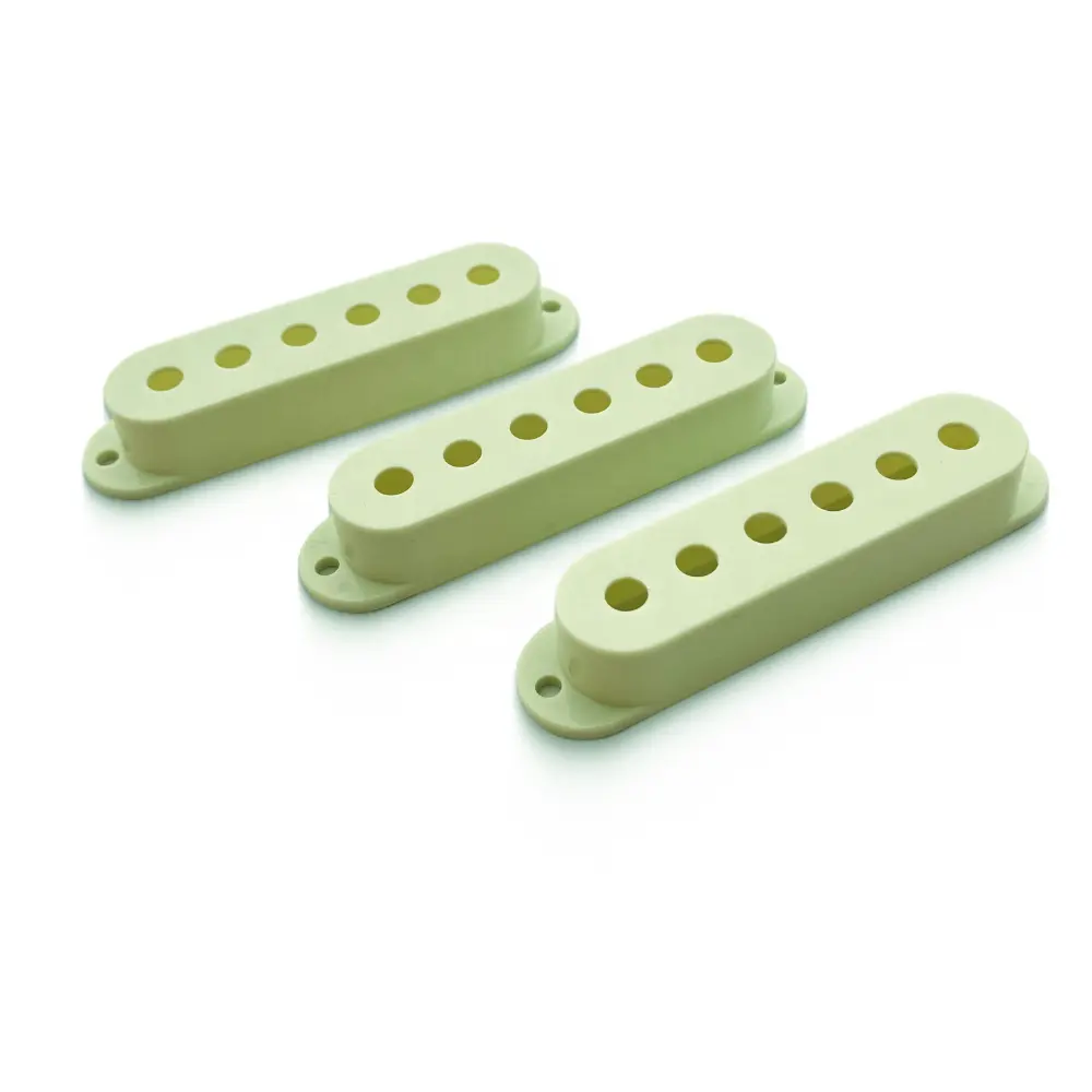 Cubiertas de pastilla de guitarra de bobina simple ST de 48mm 50mm 52mm verde menta personalizadas para piezas de montaje de pastilla
