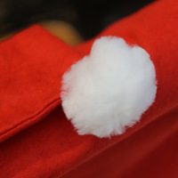 Housses de chaise de Noël rouges non tissées, chaussettes de chaise festives pour la décoration de restaurants, hôtels et fêtes, housses de chaise pour chaises de salle à manger