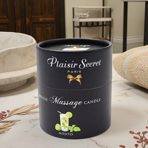 Recyclable Kraft Paper Cylinder Round Paper <b>Container</b> Custom Logo Printed Cardboard Tubes for Essential Oil Bottle Packaging - Product Image 1