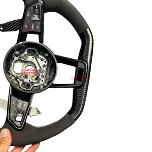 Volant de voiture en fibre de carbone forgé pour <span class=keywords><strong>Audi</strong></span> <span class=keywords><strong>RS4</strong></span> A4 B8.5 TT 8J A4 B6 4F S8 D4 S4 B8.B9 RS3 8V A6 C6 4F TT <span class=keywords><strong>MK1</strong></span> - Product Image 5