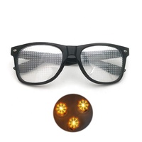 Lunettes de diffraction 3D en plastique marque WE-DO, effet d'explosion sonore, pour la fête des pères, Noël, la danse - Vente chaude