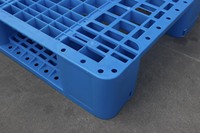 NEXARA Heavy Duty Warehouse Palette en plastique 1200*1000mm Single Face Mesh Surface Palette en plastique pour stockage