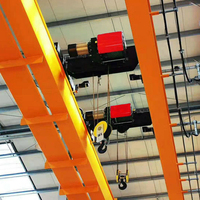 Grúa Puente de Doble Viga Tipo Europeo de 5 y 10 Toneladas, para Ingeniería y Construcción, con Motor de Elevación de 20m, Nuevo Equipo de Elevación