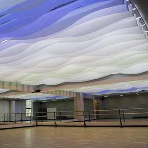 Rideaux de salle à manger en gros, rideaux plissés en tissu pour <span class=keywords><strong>plafond</strong></span>, rideaux ondulés pour <span class=keywords><strong>plafond</strong></span>, <span class=keywords><strong>kit</strong></span> de suspension - Product Image 3