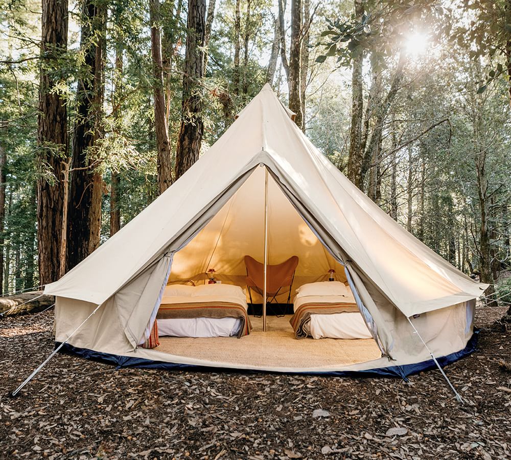 New design outdoor camping cotton canvas shelter canvas tent